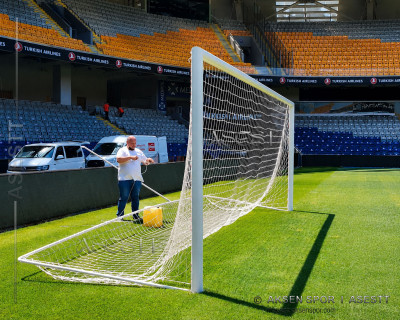 732x244 cm Alüminyum Nizami Futbol Kalesi - Stad -