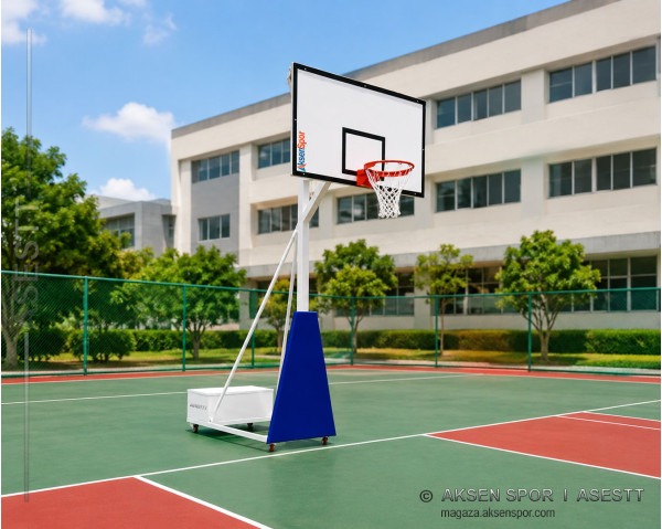 Seyyar Sabit Sistem Basketbol Potası -Fiber -