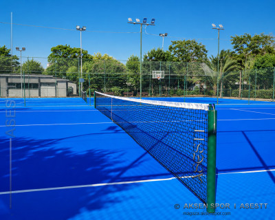 Metal Tenis Direkleri ve Filesi & SET