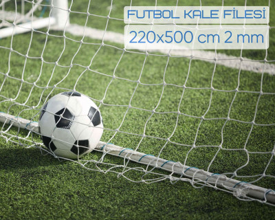 Futbol Kale Filesi 220x500cm 2mm Futbol Kale Filesi 220x500cm 2mm