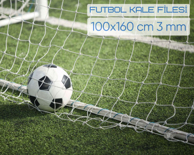 Futbol Kale Filesi 100x160cm 3mm Futbol Kale Filesi 100x160cm 3mm
