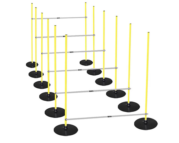 6 lı Kauçuk Tabanlı Slalom Takımı