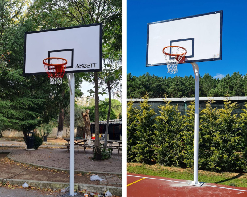 Tek Direkli Basketbol Potası & Fiber Nizami
