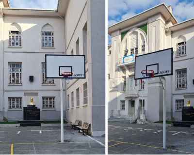 Tek Direkli Basketbol Potası & Fiber Nizami Tek Direkli Basketbol Potası & Fiber Nizami