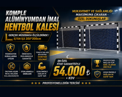 Alüminyum Hentbol Kalesi