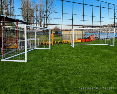 732*244cm Metal Nizami Futbol Kalesi - Antrenman -